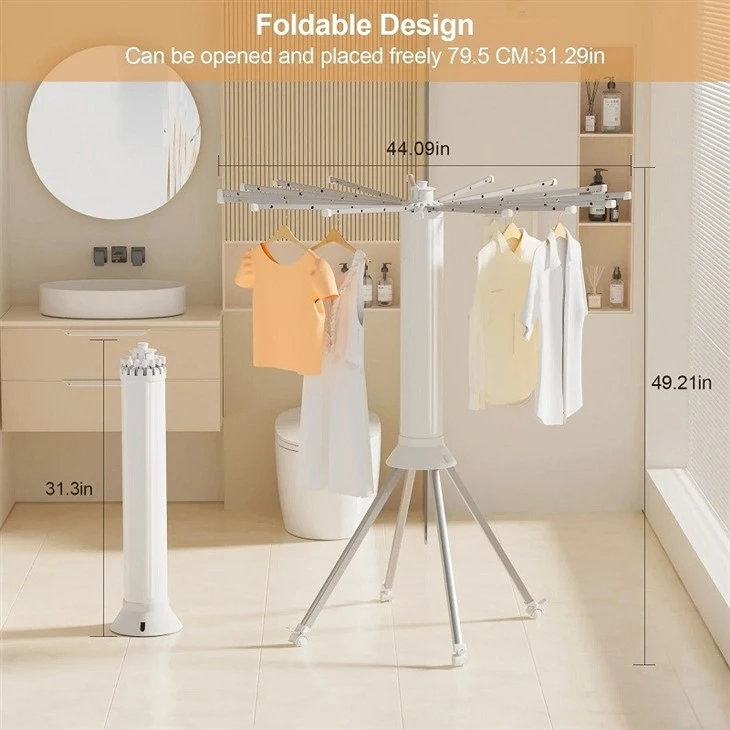 fold up clothes drying rack